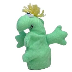 Vintage 1997 Rumpus Mint‎ Green Eggels 4" Plush Toy Rare Bean Bag Rumpus Media